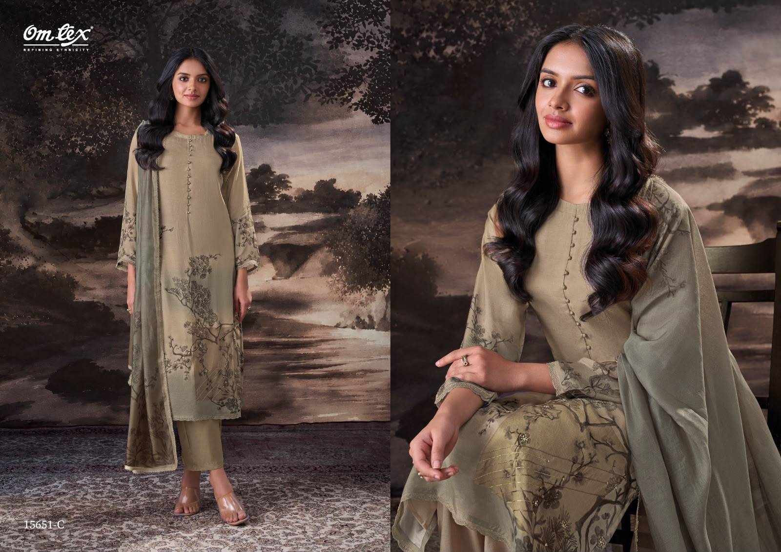 MADISSON By Om Tex 15651 Series Beautiful Festive Suits Stylish Colorful Fancy Casual Wear & Ethnic Wear Muslin Silk Dresses At Wholesale Price